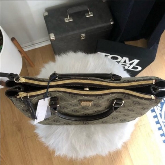 Dooney & Bourke Willa Zip Logo Satchel Bag, NWT - Picture 9 of 16